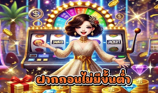 ฝากถอนไม่มีขั้นต่ำ