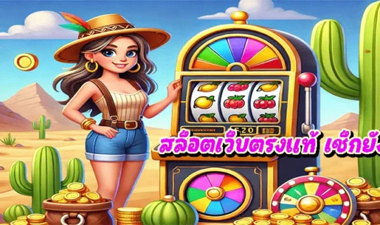 สล็อตเว็บตรงแท้ เช็กยังไง