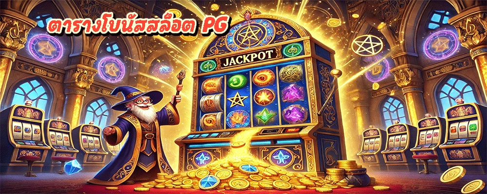 ตารางโบนัสสล็อต PG