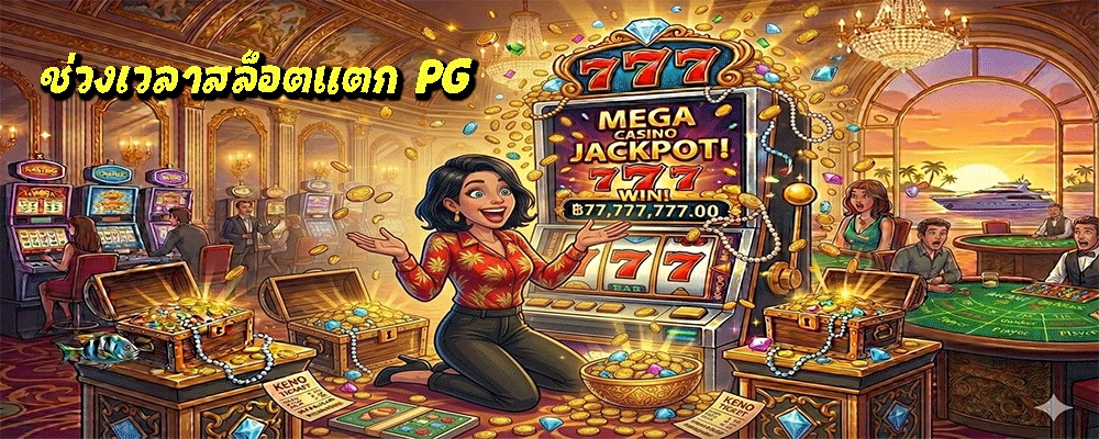 ช่วงเวลาสล็อตแตก PG